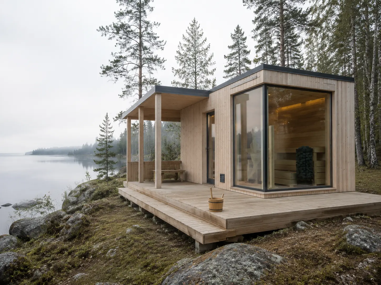 KUMA 20 terrass ja klaasfassaad