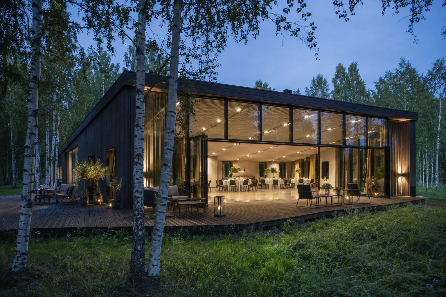KASEVÄLJA peosaal suveõhtul