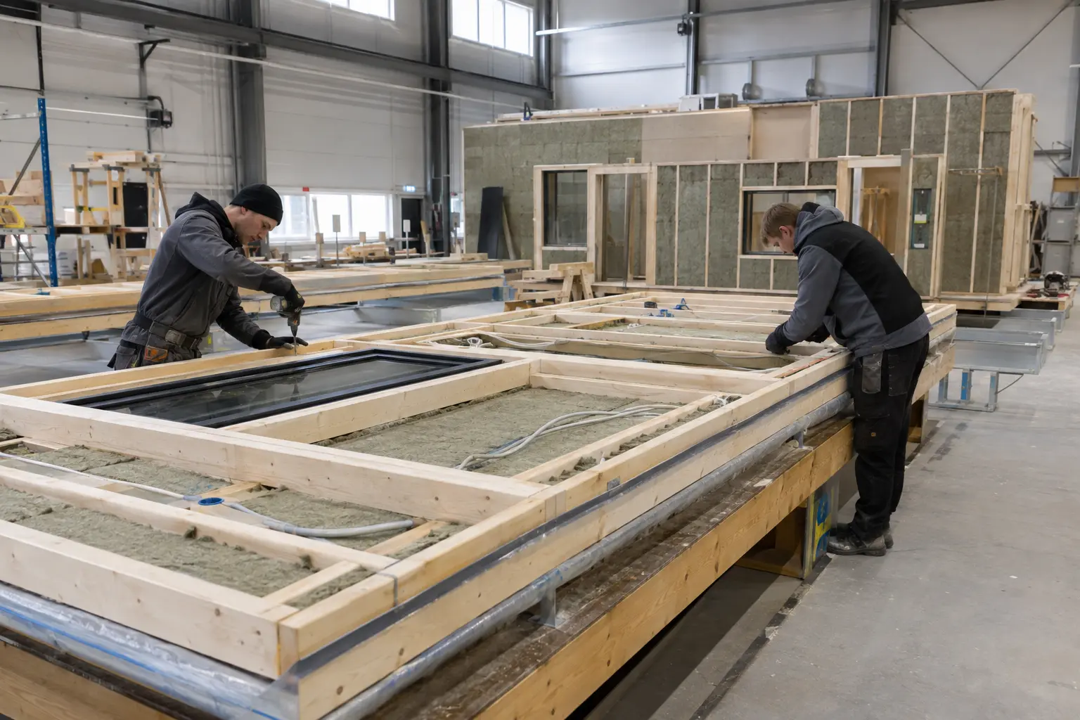 VORM maja seinaelemendi valmistamine tehases
